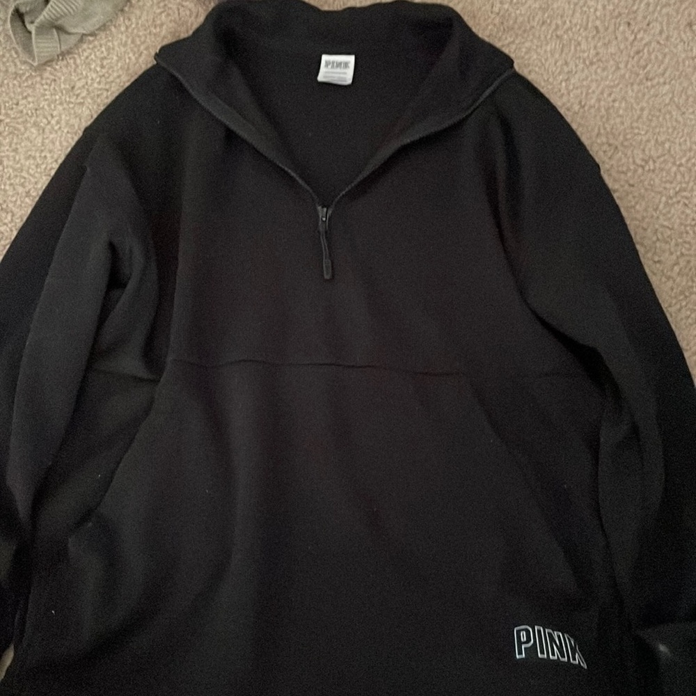 half zip up “PINK” jacket